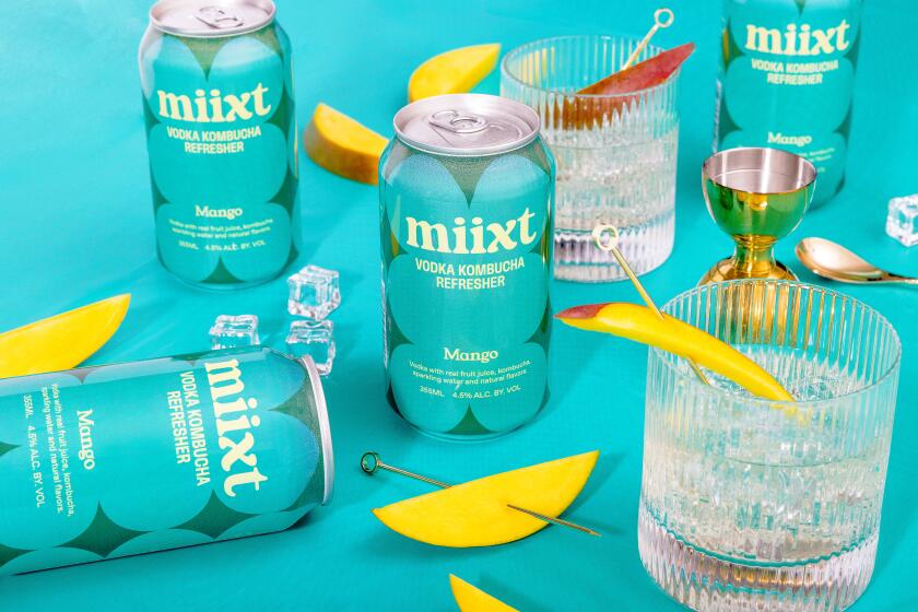 The new Miixt kombucha cocktail.