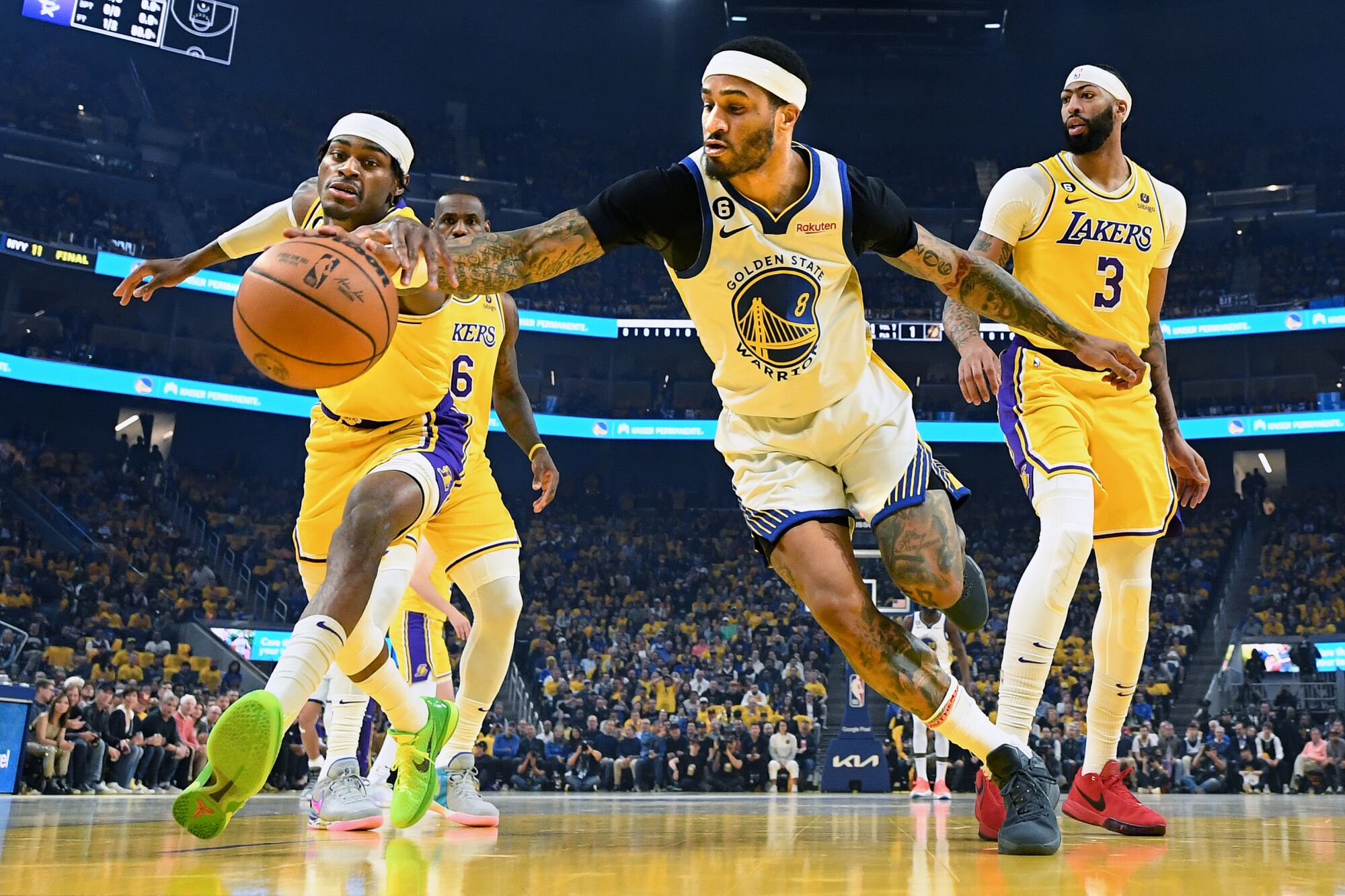 Photos Lakers Unable To Punch Ticket Past Warriors Los Angeles Times photos-lakers-unable-to-punch-ticket-past-warriors-los-angeles-times