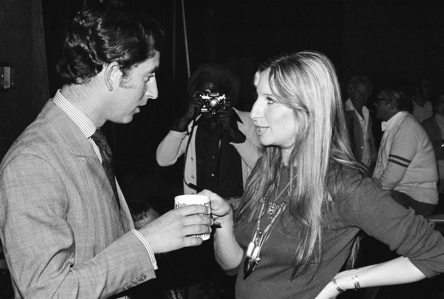 Barbra Streisand and Prince Charles