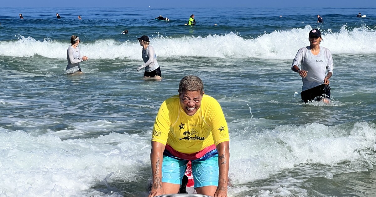 ‘Life-changing’: Injured and disabled veterans surf La Jolla Shores for health and healing