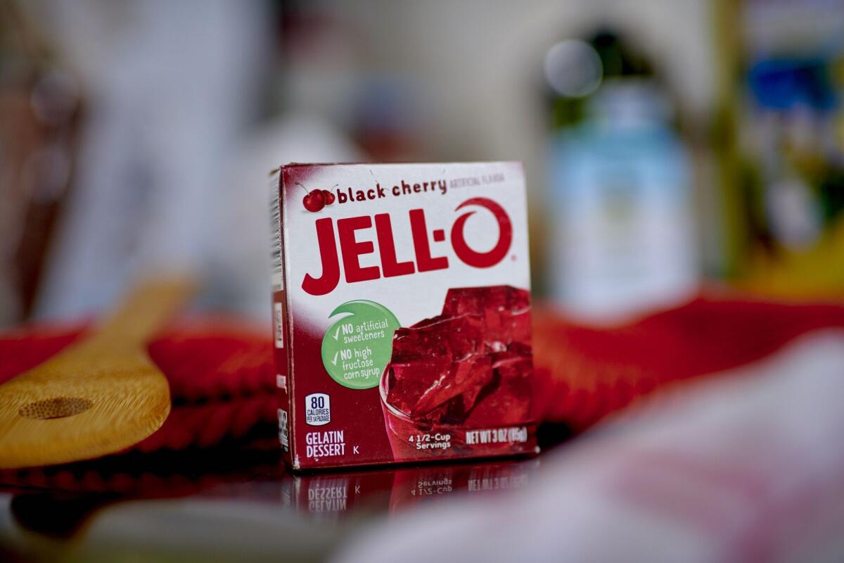 Kraft Heinz brand Jell-O gelatin dessert.