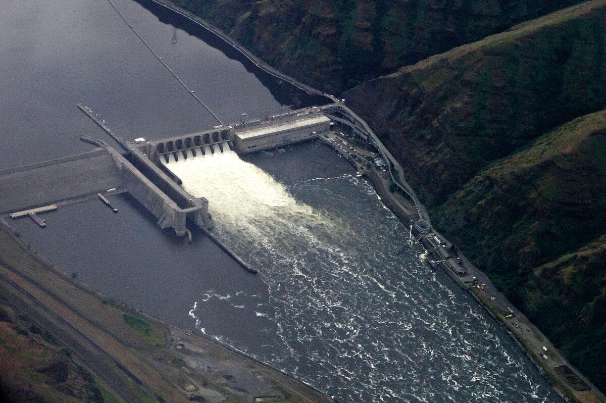 Lower Granite Dam, one of four dams on the Lower Snake River in Washington that tribes and environmentalists hope to remove.