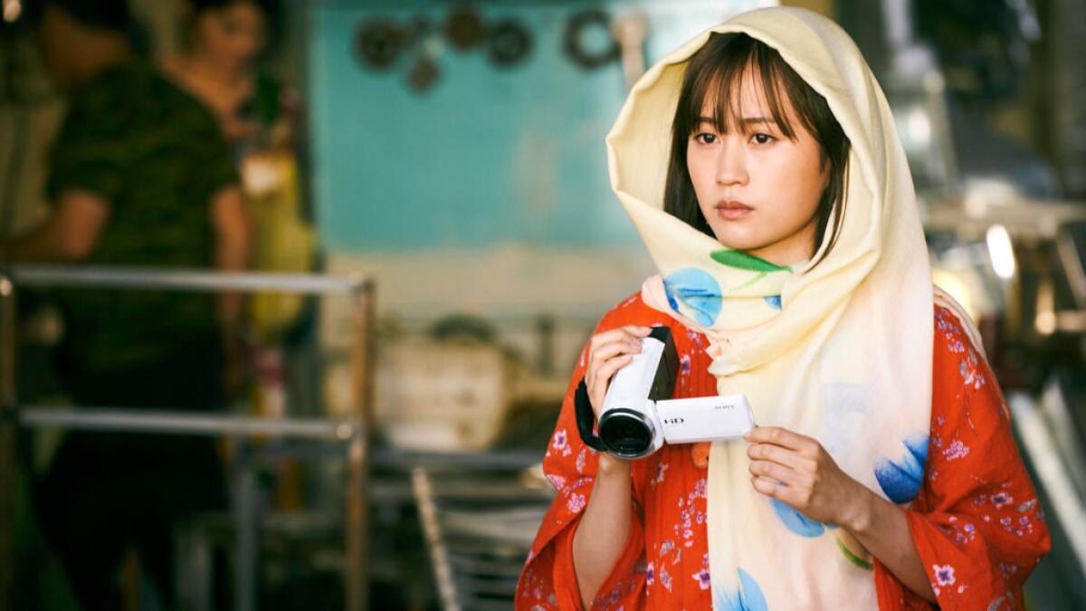 Yoko (Atsuko Maeda) in Kiyoshi Kurosawa’s absorbing new drama, “To the Ends of the Earth,” set entirely in Uzbekistan.
