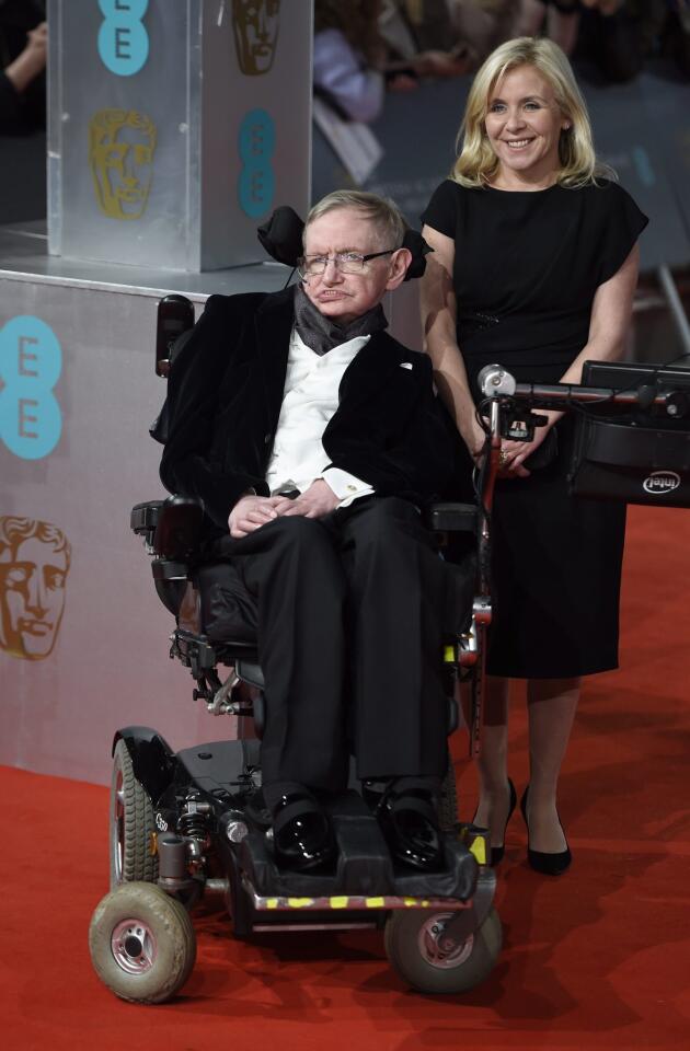 British scientist Stephen Hawking and his daughter Lucy Hawking