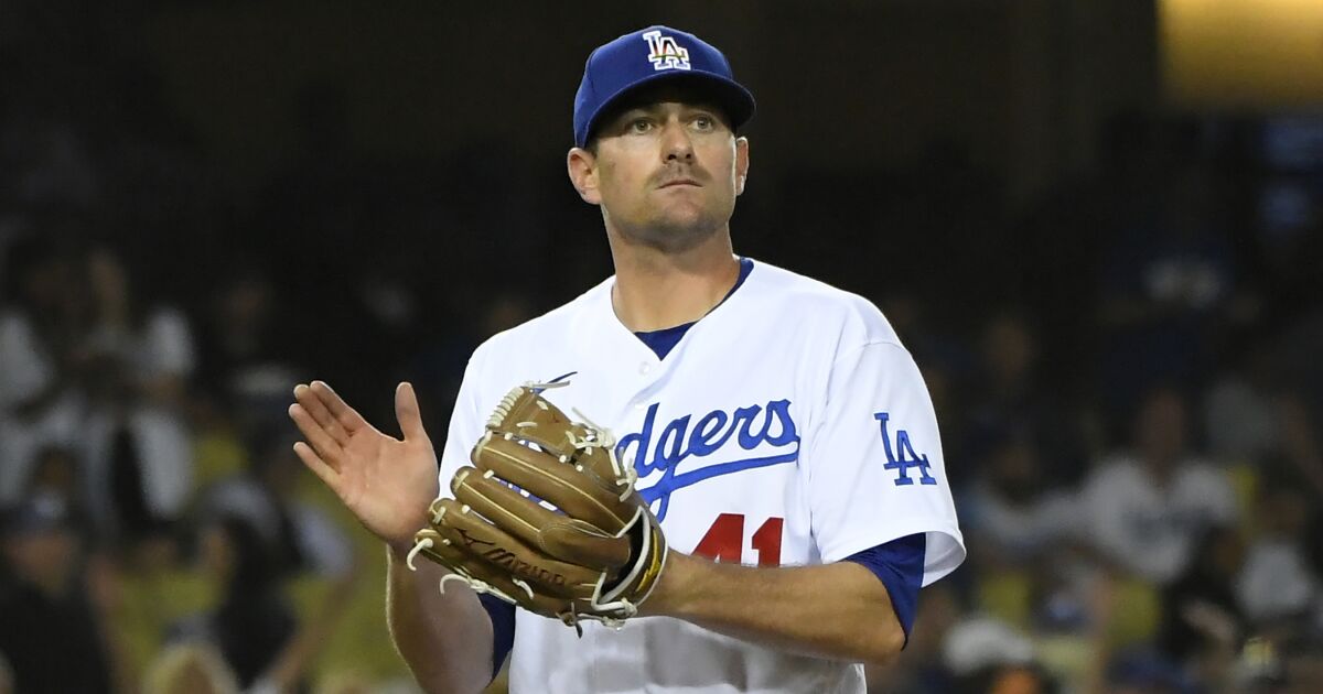 Dodgers reliever Daniel Hudson ready for ‘next step’ after throwing session