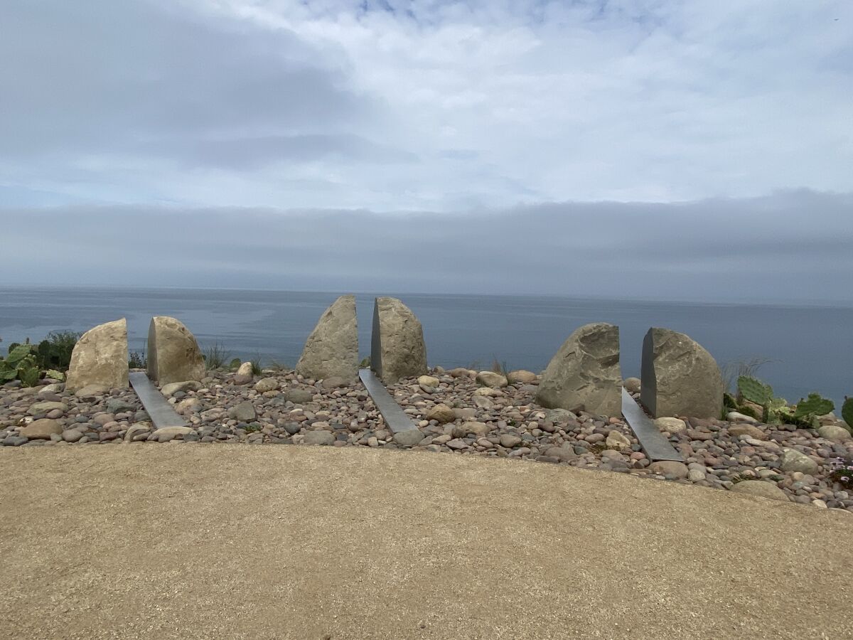 These rock formations are part of a new UC San Diego memorial dedicated to those who donated their bodies to science.