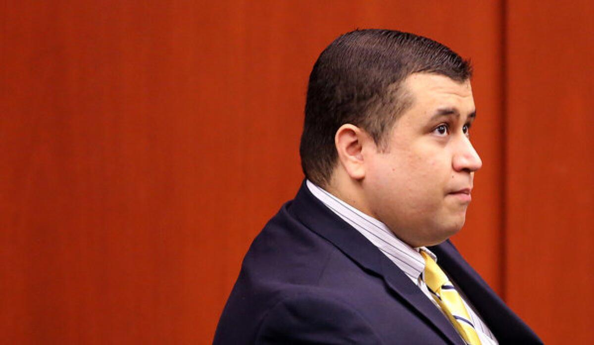 George Zimmerman, defendant in the killing of Trayvon Martin, in court in Sanford, Fla., for a pretrial hearing last month.