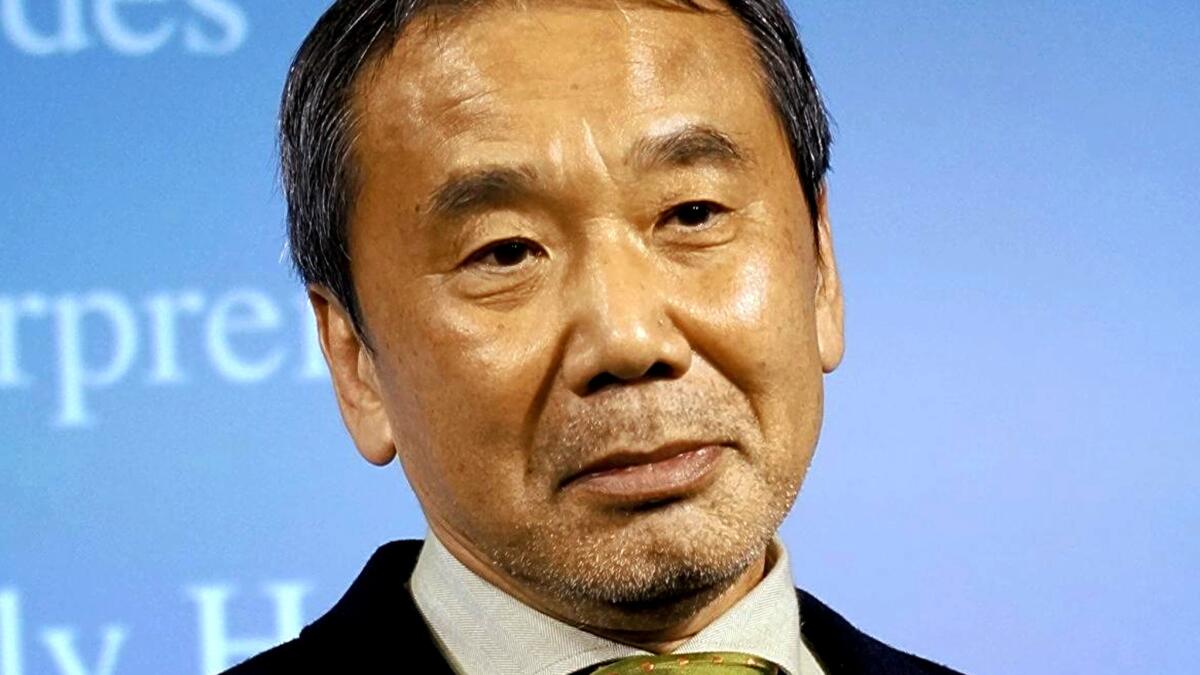 Novelist Haruki Murakami.