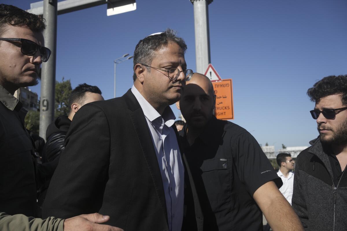 Far-right Israeli lawmaker Itamar Ben-Gvir