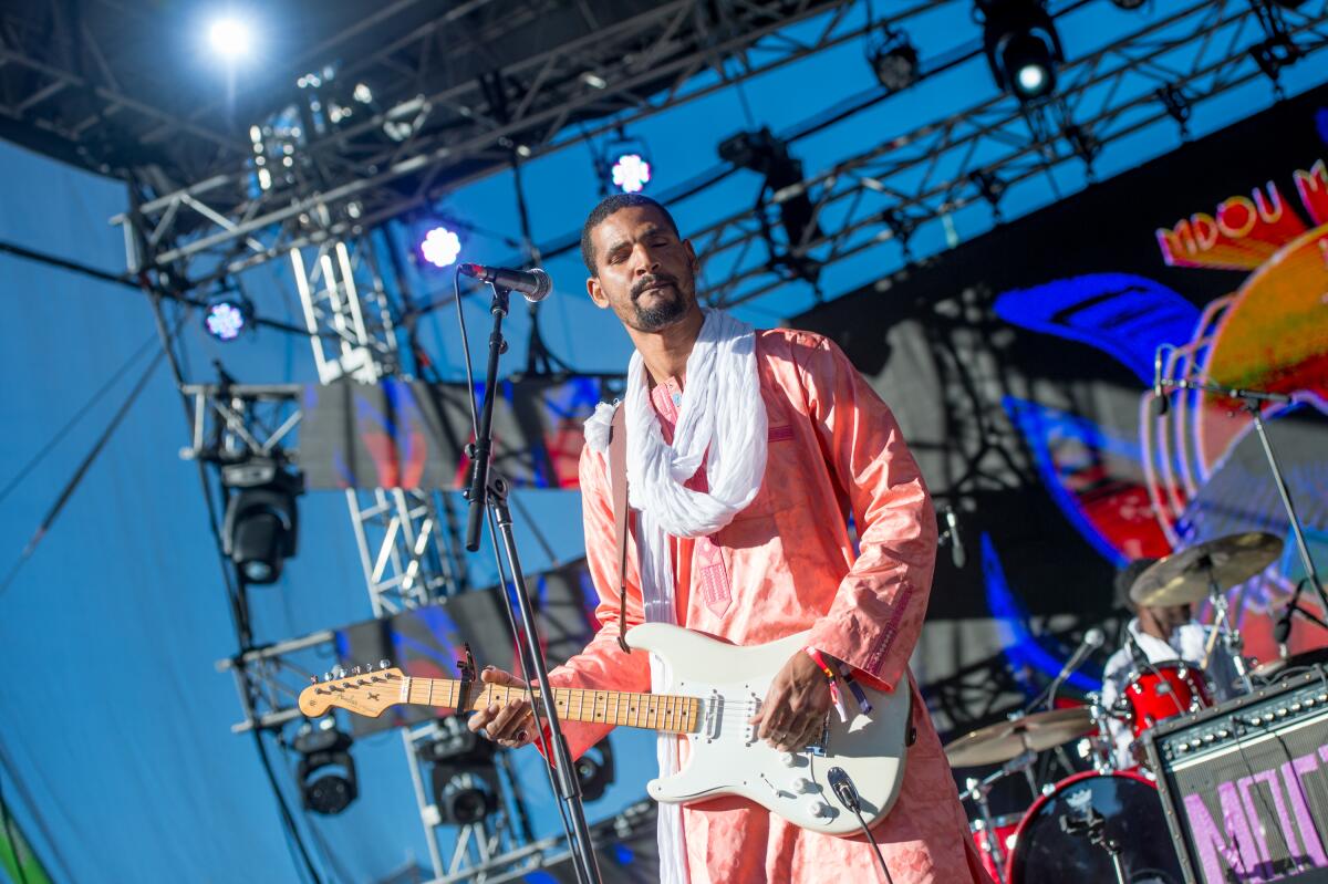 Mdou Moctar performs at the 52nd Festival D'ete Quebec in 2019