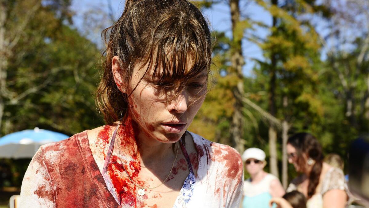 Jessica Biel as Cora in USA Network's "The Sinner."