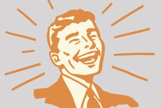 Illustration of a man laughing