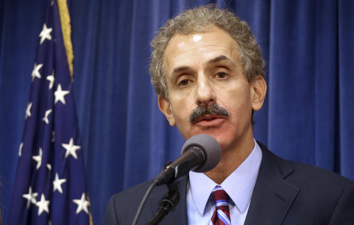 “If you are selling a product that you claim protects homes against wildfires, it had better work as advertised,” said Los Angeles City Atty. Mike Feuer, shown in a 2017 photo.