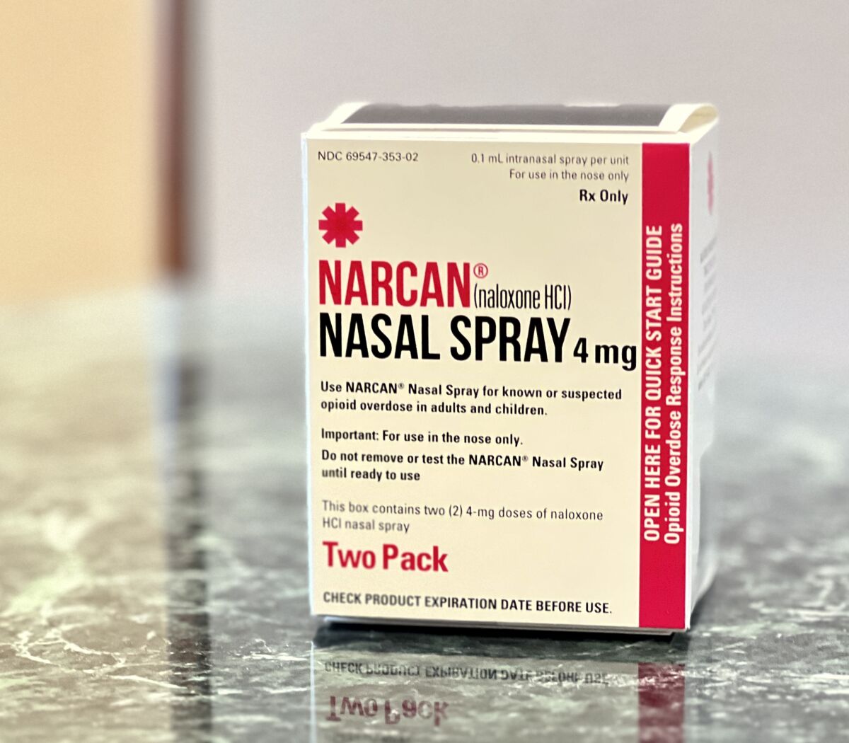 Narcan nasal spray is widely available now to treat fentanyl overdoses, 