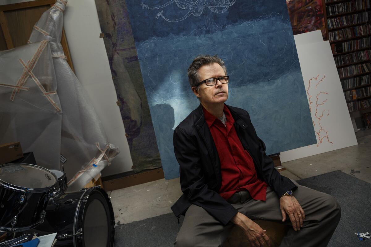 Los Angeles painter Jim Shaw in his studio on Nov. 09, 2015.