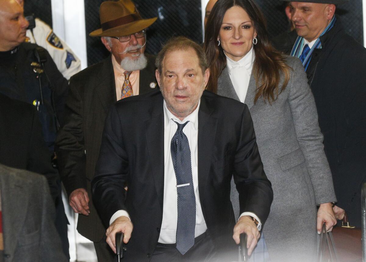 Harvey Weinstein in court