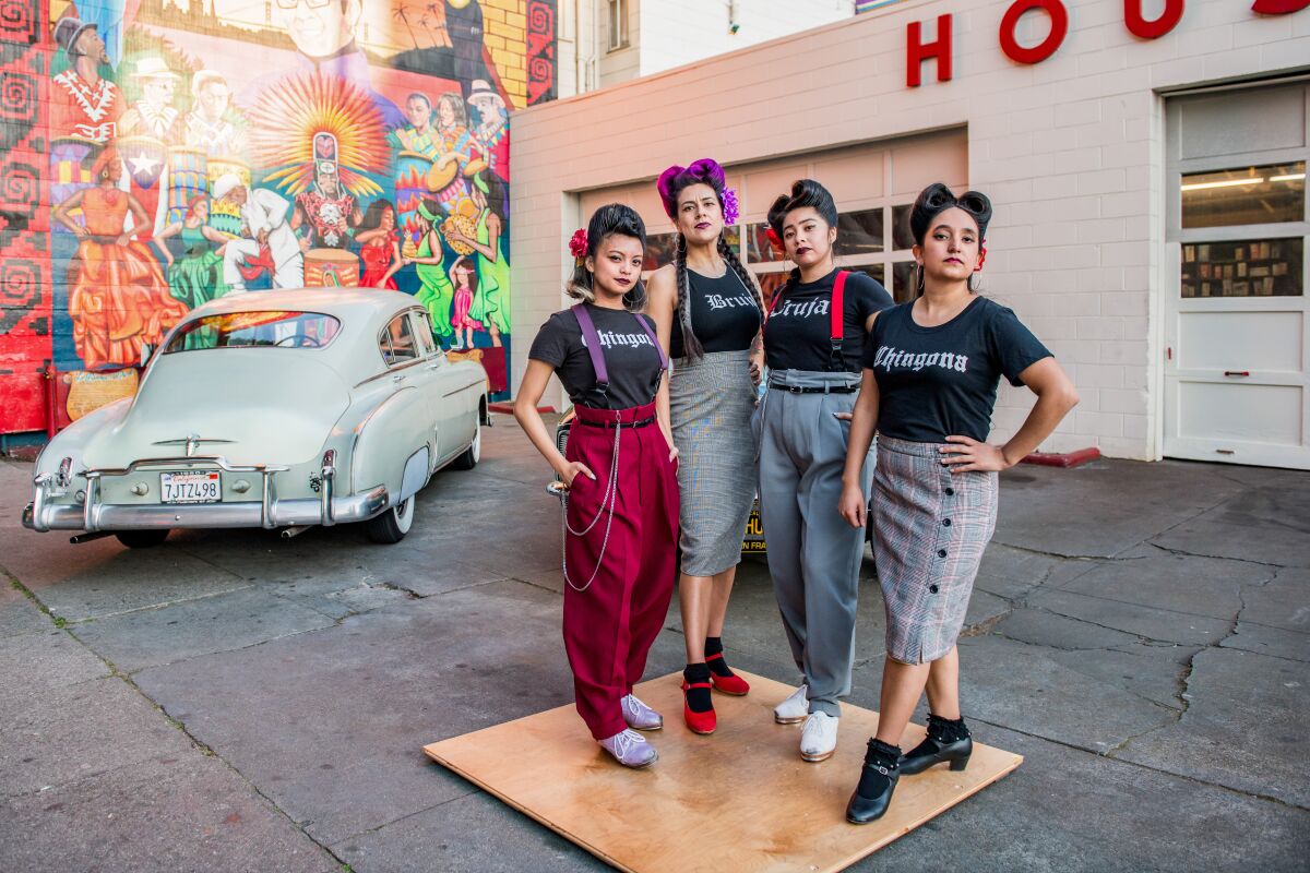 San Francisco's La Mezcla dance company mixes tap with zapateado.