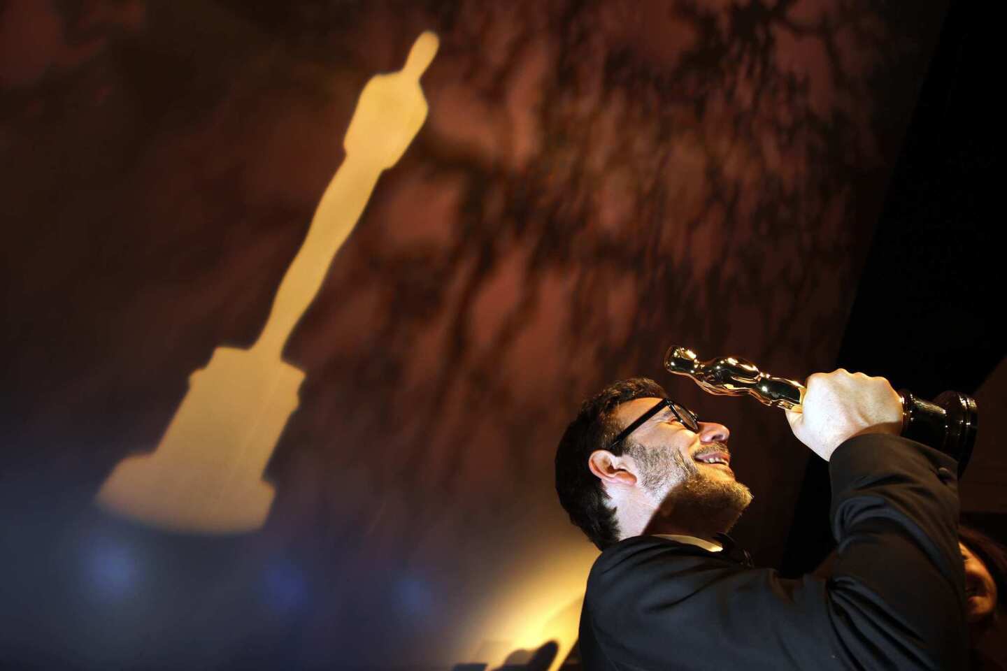 Best Director winner Michel Hazanavicius.