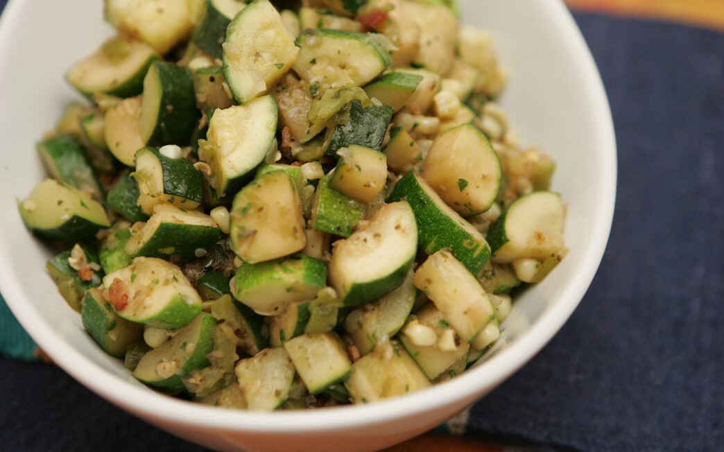 Zucchini, corn and green chile (Calabacitas) Recipe - Los Angeles Times