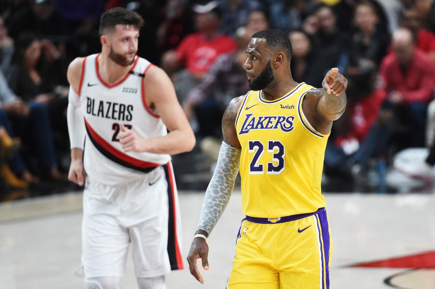 Los Angeles Lakers v Portland Trail Blazers