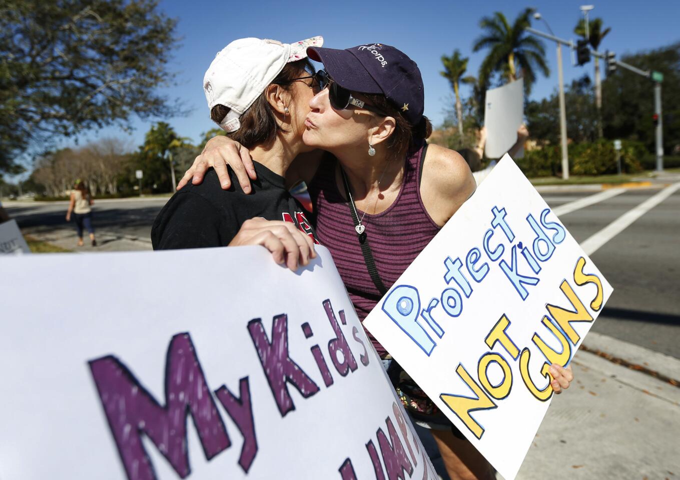 Florida gun control protest