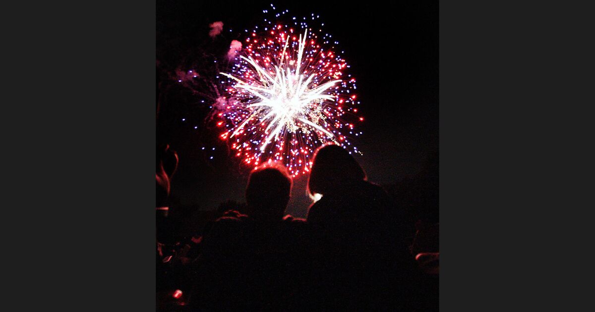 Photo Gallery Fireworks at the Starlight Bowl in Burbank