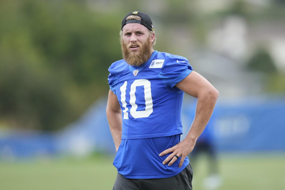 Cooper Kupp returns to Rams practice in limited role - Los Angeles Times