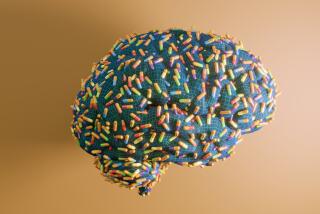 Brain with pills, can be used mental health concepts.