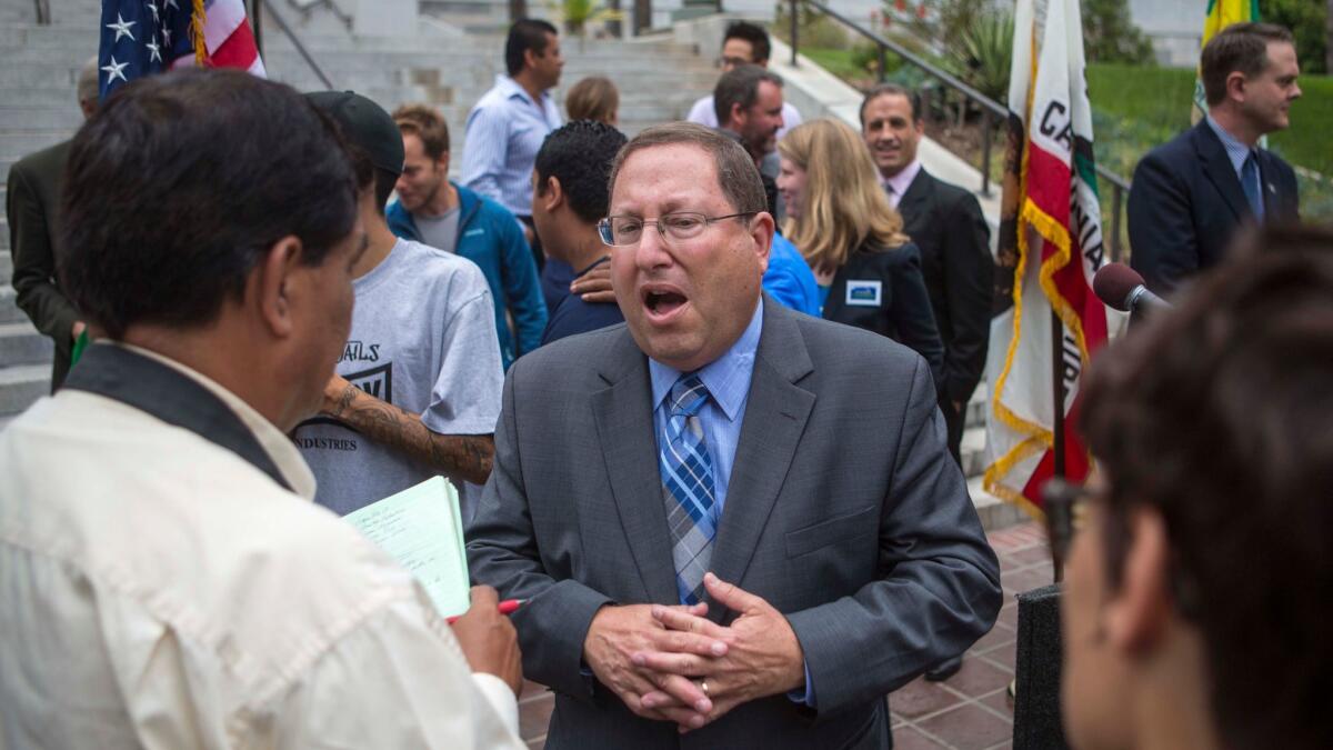 City Councilman Paul Koretz, whose district includes Beverly Grove, supported Rick Caruso's La Cienega project. He has received $2,200 in donations from Caruso since 2011.