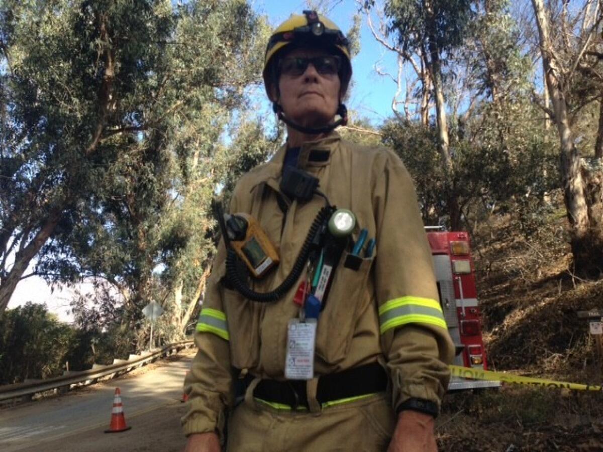 Los Angeles firefighter Hollyn Bullock.