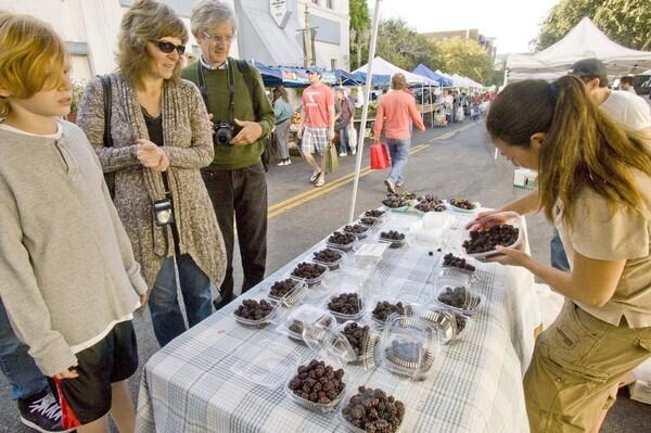 At the market