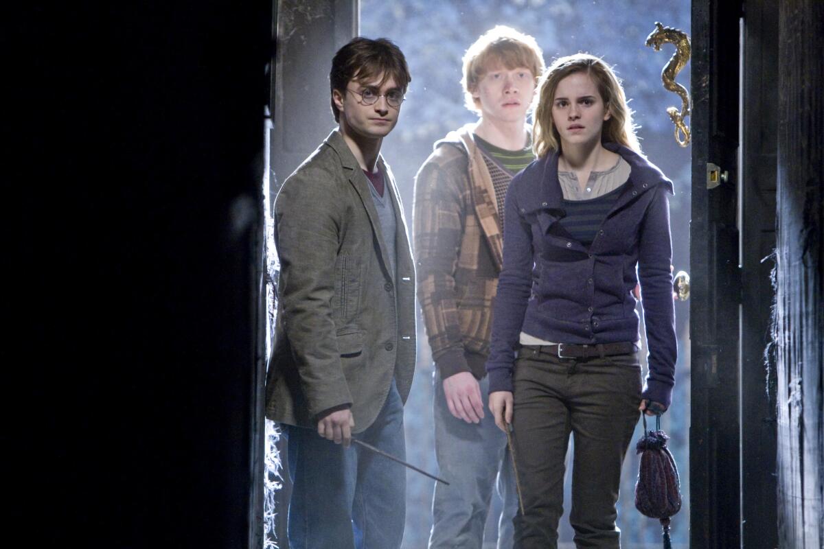 Daniel Radcliff, Rupert Grint and Emma Watson in "Harry Potter and the Deathly Hallows."