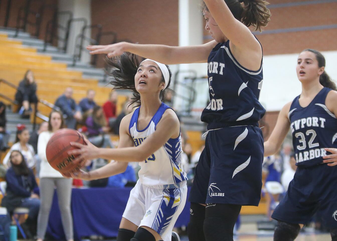 Photo Gallery: Newport Harbor vs. Fountain Valley in girls’ basketball