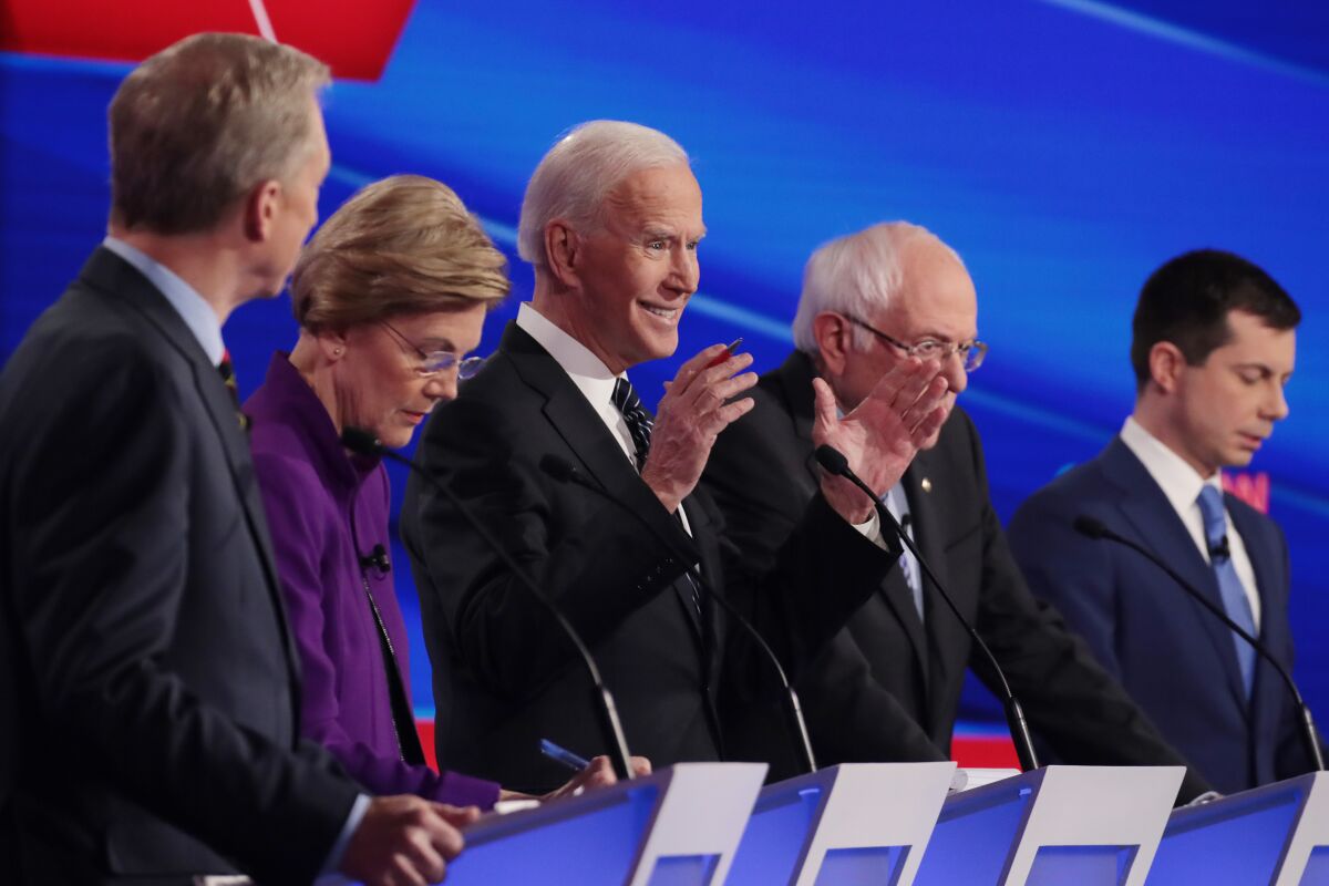 At the Democratic presidential primary debate in Des Moines last week, the candidates focused more on prescription drug prices than they have in the past.