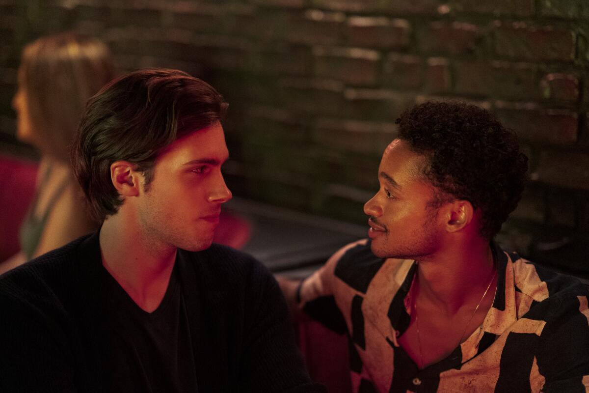 Zane Pais, left, and Marquis Rodriguez in "Modern Love."