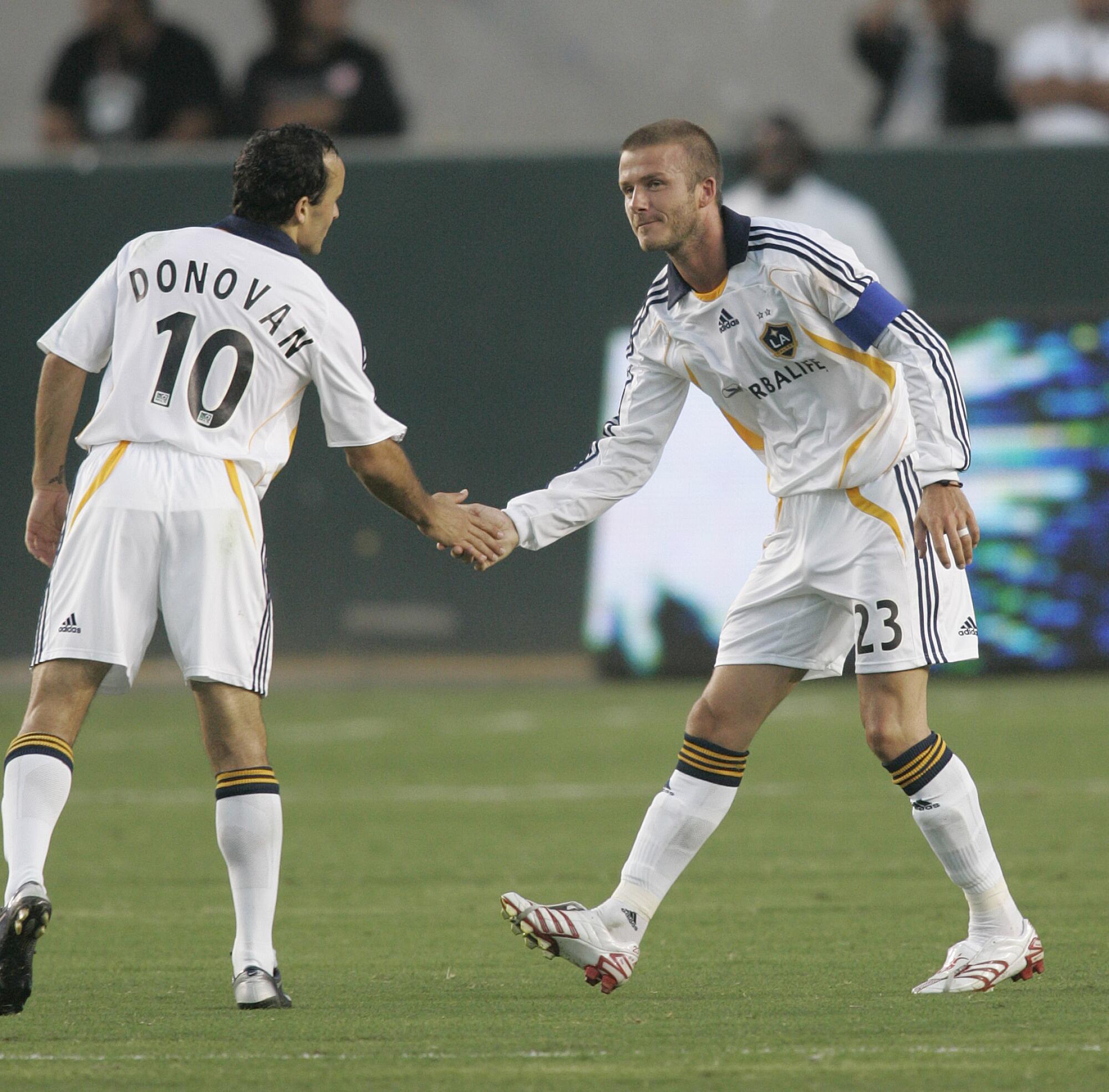 El Galaxy ha tenido una rica historia de traer grandes jugadores, como Landon Donovan y David Beckham.