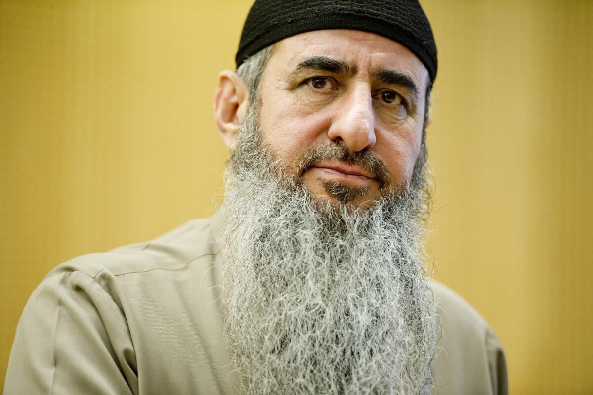 Najmuddin Faraj Ahmad appears in court in Oslo in August. European authorities announceed the arrest of members of the Islamic State-allied militant group Rawti Shax, which seeks to free Ahmad, its leader, from jail in Norway and to introduce Islamic law in the Kurdistan region of Iraq.