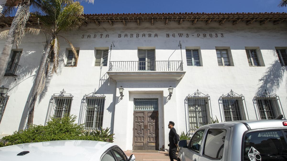 Santa Barbara News-Press bankruptcy brings uneasy end to an owner's bitter  tenure - Los Angeles Times