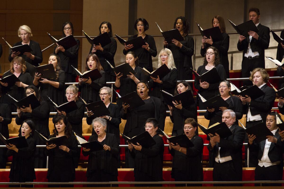 The Grammy Award-winning Pacific Chorale perform.