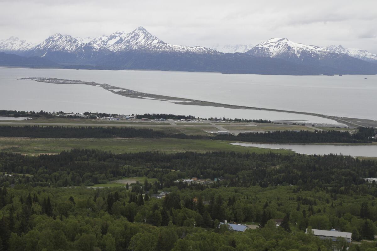 Esta fotografía del 9 de junio de 2021 muestra la localidad de Homer, Alaska, 