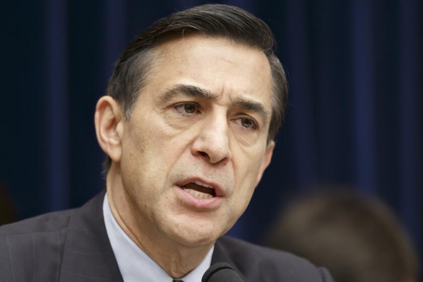 Rep. Darrell Issa (R-Vista) lashed out at California gubernatorial candidate Tim Donnelly after Donnelly tried to tie rival Neel Kashkari to Sharia law.