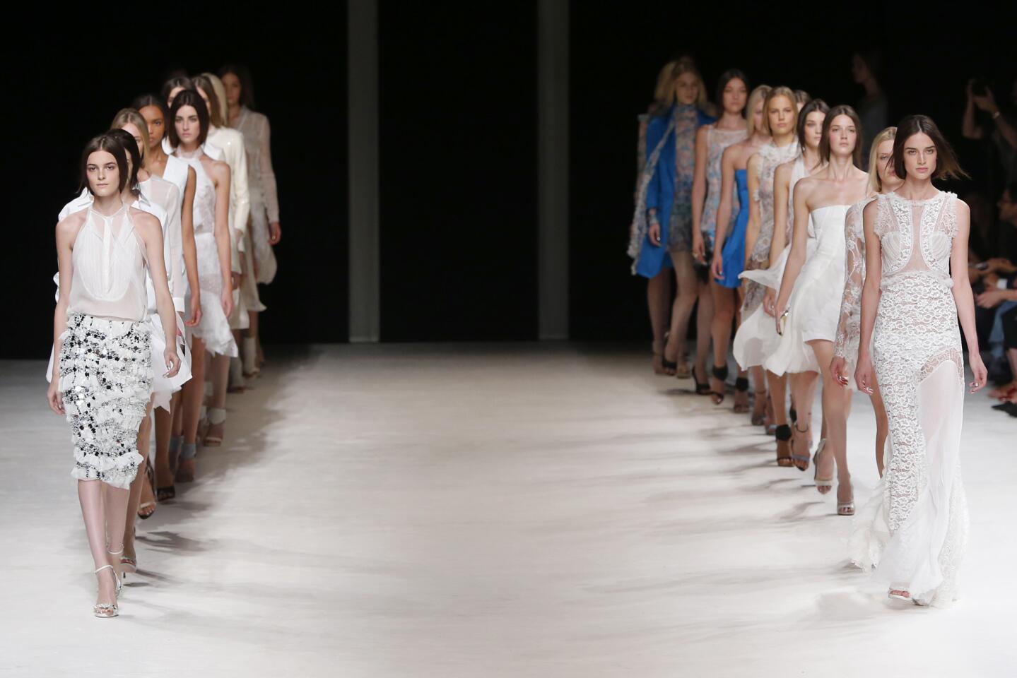 Nina Ricci's spring/summer 2014 collection at Paris Fashion Week.