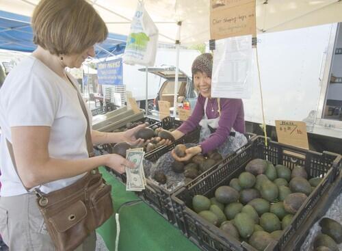 Keiko Wells of Westfield Farms sells avocados grown in Camarillo at the Beverly Hills farmers market. RELATED: INTERACTIVE MAP: Find your local farmers market Market fresh: Cooking through the seasons More recipes from the L.A. Times Test Kitchen Pick out a wine with Times restaurant critic S. Irene Virbila Want a restaurants recipe? Culinary SOS to the rescue
