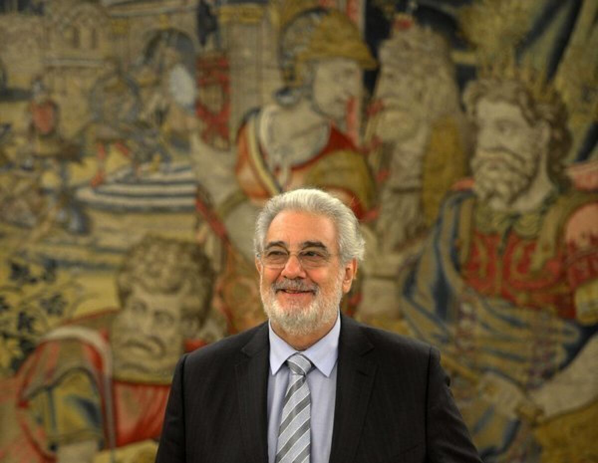 Placido Domingo, shown in Madrid in July, recently presided over his annual Operalia competition in Verona, Italy.