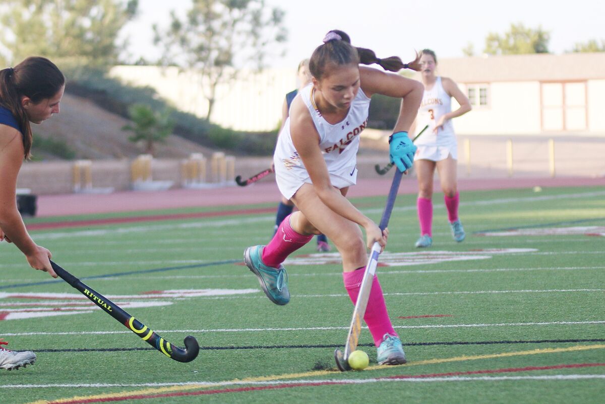 Junior Lucie Schroeder is a big part the Torrey Pines offense.