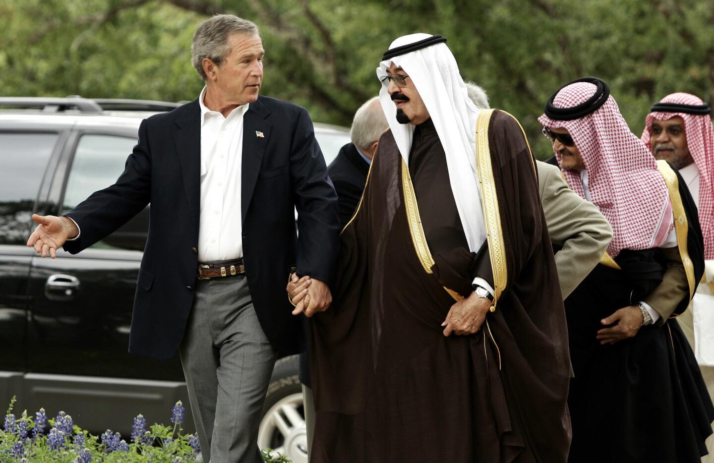 President Bush and King Abdullah