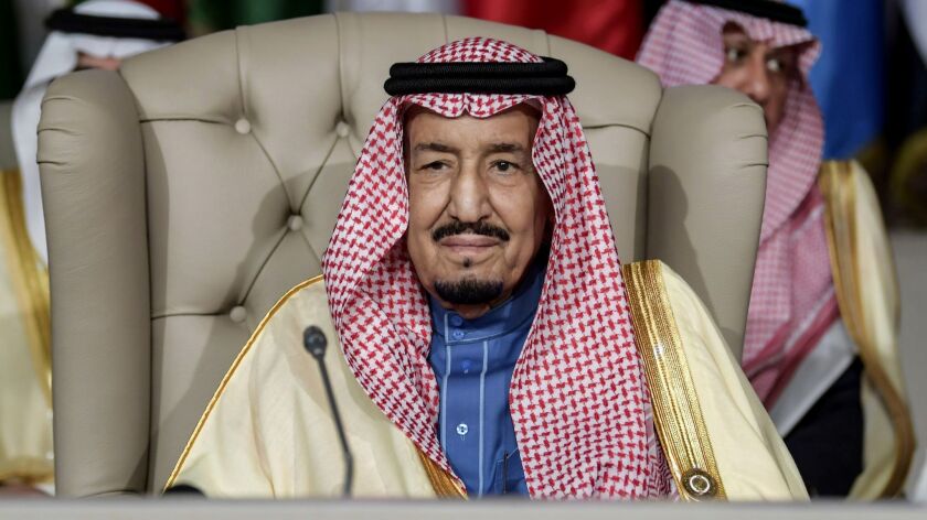 Saudi Arabia's King Salman, shown last month, ratified by royal decree Tuesday's mass execution.