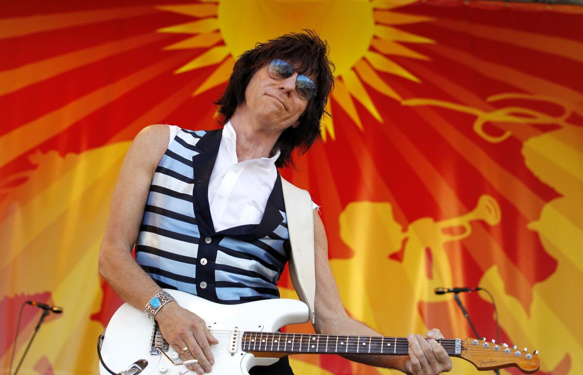 Jeff Beck in New Orleans in 2011.