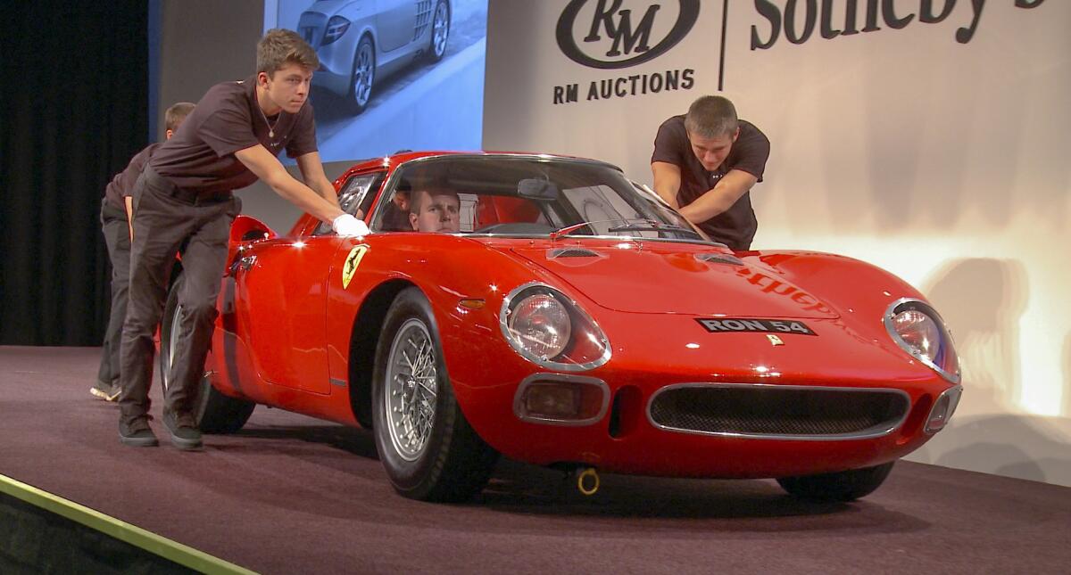 A 1964 Ferrari 250 LM set the pace for the 2015 auctions, going for more than $17 million at RM Sotheby's on Thursday.