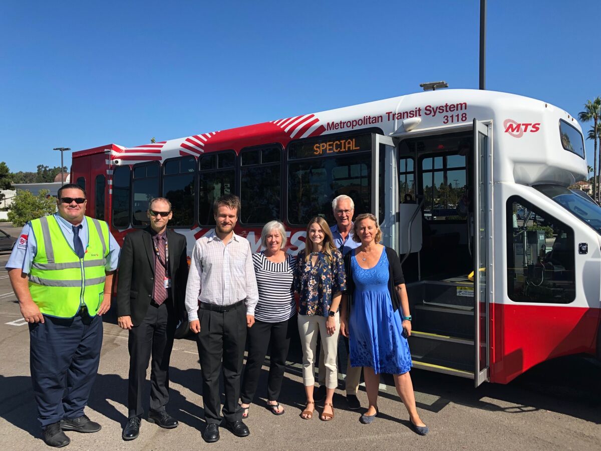 The Carmel Valley Community Planning Board’s North West Transit Subcommittee held a MTS bus tour on Sept. 17.